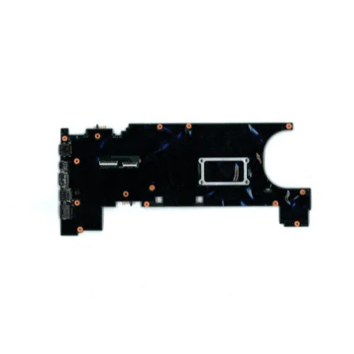 A black refurbished Lenovo ThinkPad T460s i5 6300U 4GB motherboard (model 00JT935) by Lenovo, featuring various ports and orange screw holes around the edges, isolated on a white background. Includes 3-month warranty.
