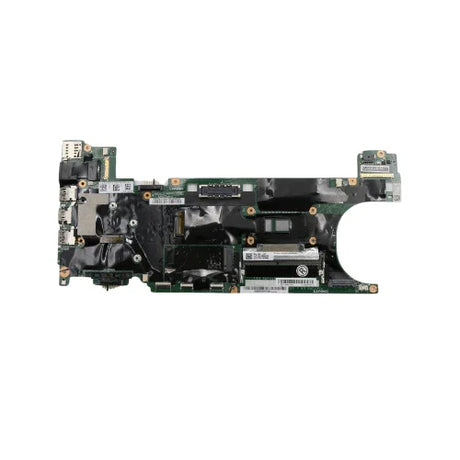 A green Lenovo ThinkPad T470s motherboard (01ER068) with i7-7600U 2.8GHz CPU and 8GB RAM is shown isolated on a white background; refurbished with a 3-month warranty.