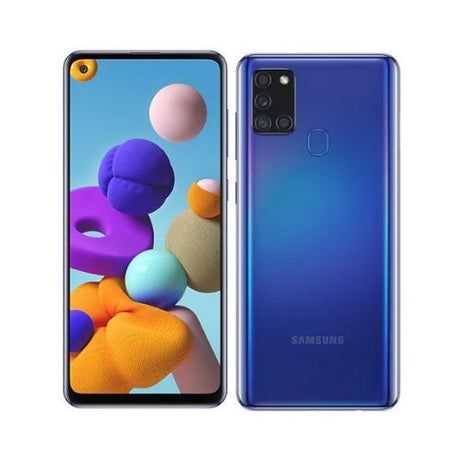 Samsung Galaxy A21s 32GB Unlocked Smartphone Blue | A-Grade 6mth Wty