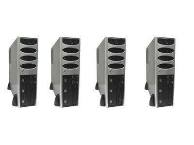 4 x Ipex Slim office Celeron D 3.46 computers with 1GB RAM