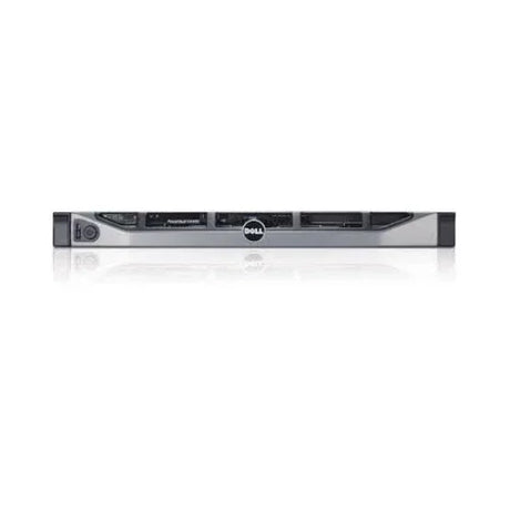 Front view of a refurbished Dell PowerVault NX400 NAS with Xeon E5-2403V2, 16GB RAM, and 4x4TB SAS drives in a sleek black and silver 1U design—ideal for network attached storage solutions.