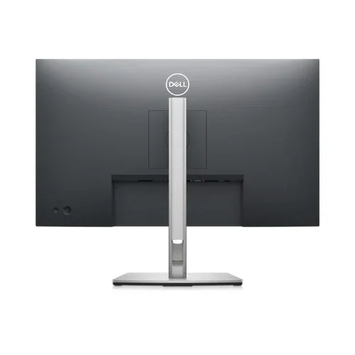 Rear view of a certified refurbished Dell P2722H IPS 27 1920x1080 monitor with a black screen and visible Dell logo at the top center. This model is sold without a stand.