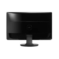 A Dell ST2320L 23" Full HD (1920x1080) monitor in black is shown from the back, displaying its stand and central Dell logo. This sleek, energy-efficient display offers HDMI, DVI, and VGA connectivity—ideal for modern workspaces.