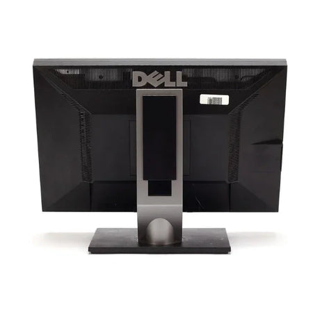 Rear view of a certified refurbished Dell UltraSharp 2209WA 22" monitor featuring a rectangular stand and Dell logo at the top center of the back panel.