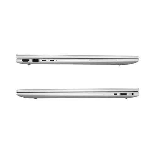 Side view of a refurbished HP EliteBook 860 G9 i5 1235U, 16GB RAM, 256GB SSD, 16, with USB, HDMI, Ethernet & SD card ports visible on both sides against a white background.