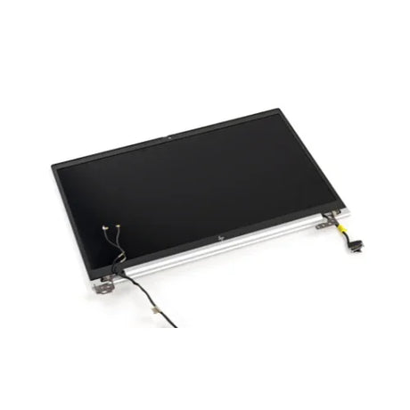 An HP EliteBook 840 G8 14" IPS 1920x1080 Non-Touch Display Panel + Assembly with cables and hinges, from HP, is laid flat on a white background.