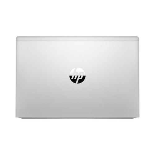 A closed silver HP ProBook 440 G8 i5-1135G7 16GB 512GB SSD 14" Win11 Pro laptop is shown from above with the HP logo centered on the lid, set against a plain white background.