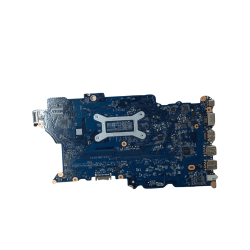 A refurbished HP ProBook 450 G6 i5 8265U motherboard (X8J-6L) by HP is shown on a white background, displaying its ports and components.