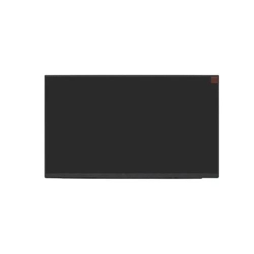A black, rectangular LG Display HP ProBook 635 Aero G8 13.3" FHD Matte AG IPS Screen & Assembly (certified refurbished), featuring a small brown square at the top right, is shown on a plain white background.