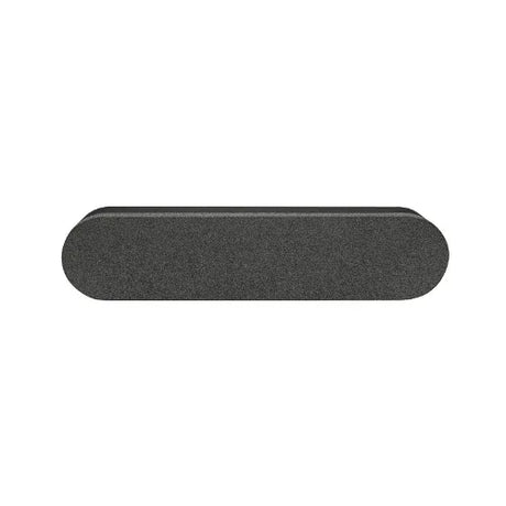 A rectangular black Logitech 880-000833 Rally Speaker (no adapter), with rounded edges, is shown against a white background, highlighting its sleek design.