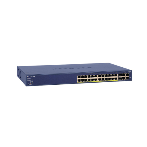 Netgear ProSafe FS728TP 24-Port 10/100 +4 x Gbe Uplink PoE Switch | Wty