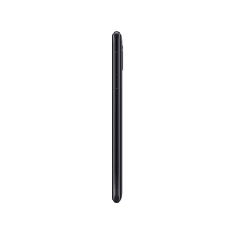 A refurbished Nokia 3.1 16GB Black Unlocked Smartphone (AU STOCK) is showcased from the side against a white background, emphasizing its slim profile and volume buttons.