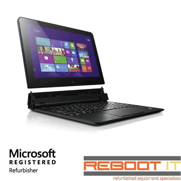 Lenovo ThinkPad Helix UltraBook Core i7 3667U 2.0Ghz 8GB 256GB SSD 11.6" Win 10 + Keyboard