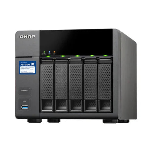 QNAP TS-531X 5-Bay NAS No Hard Drives | Caddies inlcuded