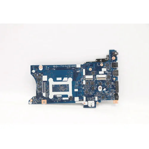 A Lenovo ThinkPad T14S G2 Ryzen Pro 5650 16GB Motherboard (model 5B21E17915 | Wty), blue, with visible components and connectors, is shown against a plain white background—ideal as a refurbished motherboard replacement.