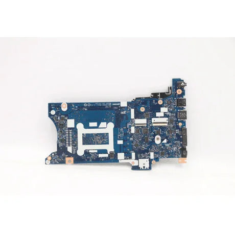 A Lenovo ThinkPad T14S G2 Ryzen Pro 5650 16GB Motherboard (model 5B21E17915 | Wty), blue, with visible components and connectors, is shown against a plain white background—ideal as a refurbished motherboard replacement.