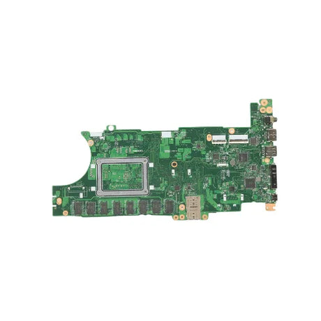 A refurbished Lenovo ThinkPad T490s i5 8365U 16GB Motherboard (model 5B21C98807) by Lenovo is displayed isolated on a white background, showing electronic components, ports, and circuits.