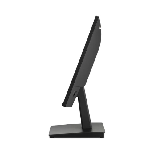 A ViewSonic VA2448 24" IPS monitor, shown from the side with a slim profile and rectangular base, offers Full HD 1920x1080 clarity and 1ms response, featuring HDMI/VGA ports—certified refurbished and backed by warranty.