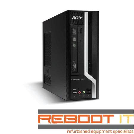 Acer X680G Mini Tower Pentium Processor G6960 2.93GHz 4GB 320GB DVDRW Windows 7 Pro Computer