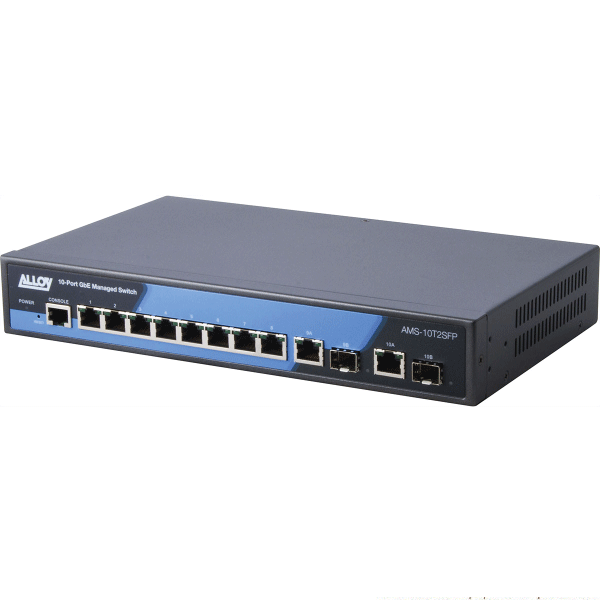 Alloy AMS-10T2SFP 10-PORT GbE Managed Switch | 3mth Wty