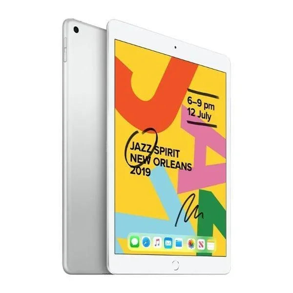 Apple iPad 7 10.2" 128GB Silver WIFI & Cell AU STOCK | A-Grade 6mth Wty