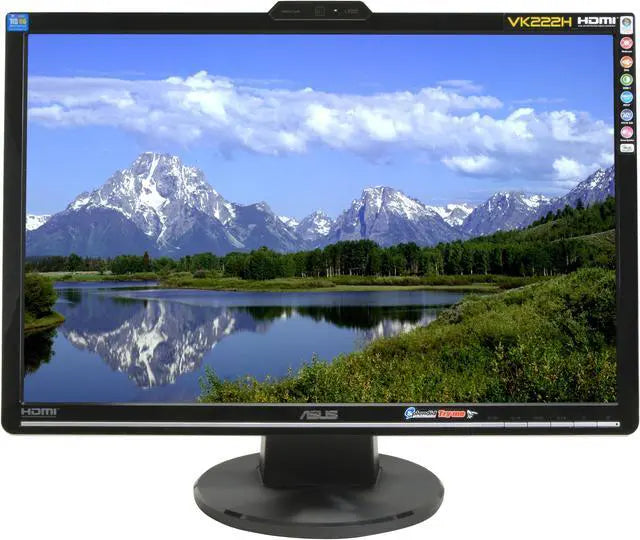 ASUS VK222H 21.5in WSXGA+ VA 76Hz Refurbished Monitor - Side Profile