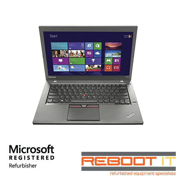 Brand New in box Lenovo ThinkPad T450 Ultrabook Core i5 5300U 2.3GHz 4GB 500GB Win 10 - warranty until 2019