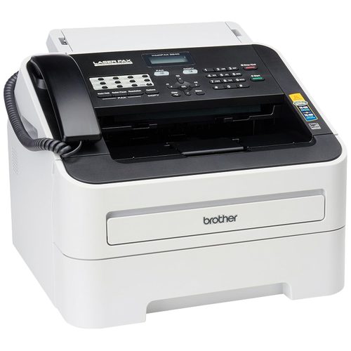 Brother FAX-2840 Mono Laser Fax Machine - Angled View