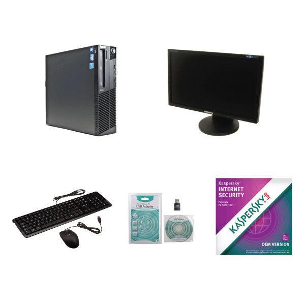 Budget Computer Desktop Package | Lenovo M91p SFF i3 & 19" Monitor