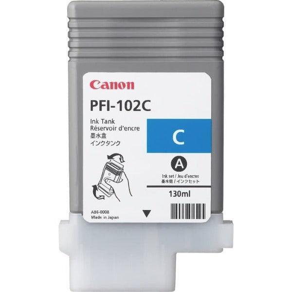 Canon PFI-102C Cyan Ink Tank | Genuine & New