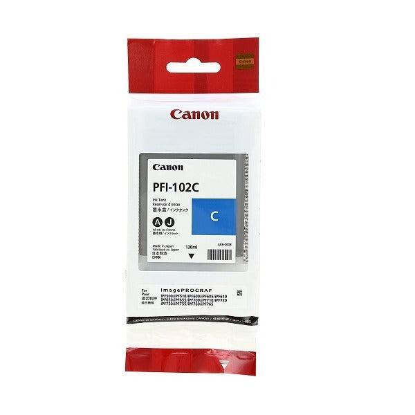 Canon PFI-102C Cyan Ink Tank | Genuine & New