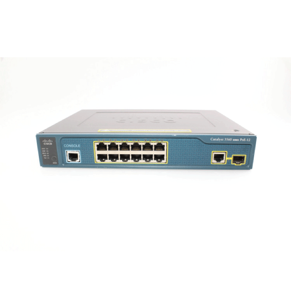 Cisco Catalyst 3560 WS-C3560-12PC-S 12-Port PoE Layer 3 Network Switch