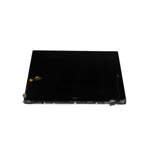 Refurbished Dell Precision 5530 3FY9C 15.6" 3840x2160 touch screen assembly with cables, black, isolated on white background. Includes 3-month warranty. Brand: Dell.