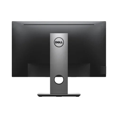 Rear view of a refurbished Dell P2417H IPS 24 1920x1080 monitor (no stand), black with a modern design and the Dell logo centered. Features DP, HDMI, VGA, and USB connectivity.