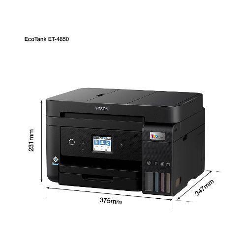 Epson EcoTank ET-4850 Colour Multifunction Inkjet Printer | 3mth Wty