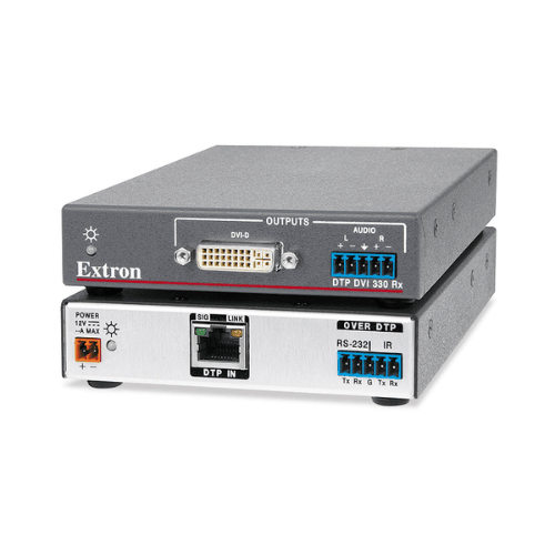 Refurbished - Extron DTP DVI 4K 330 Rx Long Distance DTP Receiver for DVI | NO ADAPTER - Reboot IT