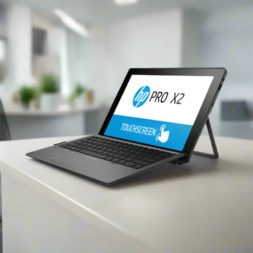 Refurbished - HP Pro x2 612 G2 M3-7Y30 1GHz 4GB 128GB W10P 12" Touch Laptop | 3mth Wty - Reboot IT