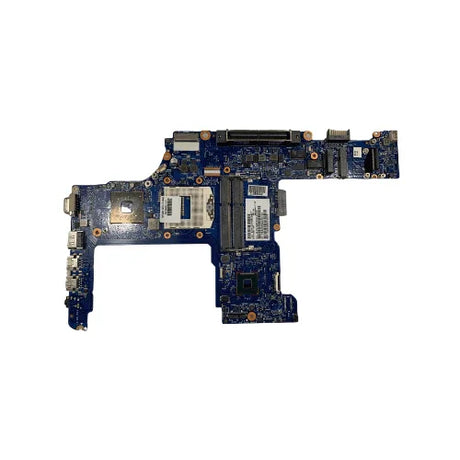 An HP ProBook 650 G1 Motherboard (HP 744022-001) by HP, refurbished with components, slots, and connectors, is shown on a white background. 3-month warranty included.