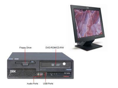 IBM ThinkCentre M52 9210 Cel 3.06GHz/512MB/80G/DVD/XP/17" LCD