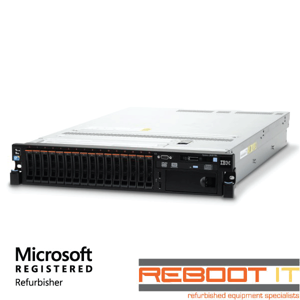 IBM X3650 M4 Server Dual Xeon Eight Core E5-2670 CPU's 128GB RAM 2 x 146GB