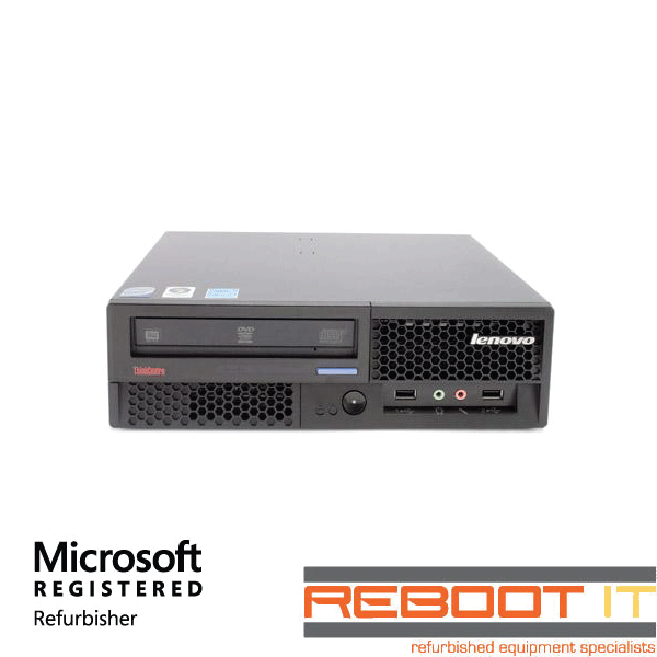 Lenovo IBM ThinkCentre USFF M58p C2D E8400 3GHz 2GB 160GB DVD Computer PC