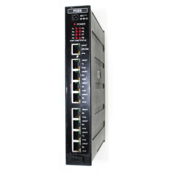 LG Ericsson iPECS LIK-300 POE8 8-Port Gateway Module | Includes Rack Enclosure