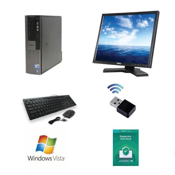 Mid-Level Computer Desktop Package | Dell Optiplex 9010 SFF i5 & 24