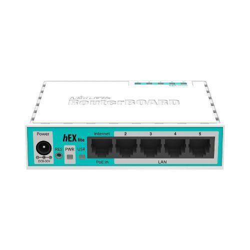 MikroTik RB750r2 RouterBOARD hEX lite 5-Port 10/100 PoE Router | 3mth Wty