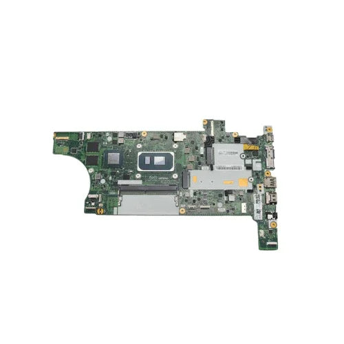 A refurbished Lenovo ThinkPad P14S G2 i5 1135G7 8GB Motherboard (model 5B21M82979) from Lenovo is shown on a white background, featuring various integrated circuits, ports, and slots for smooth hardware integration.