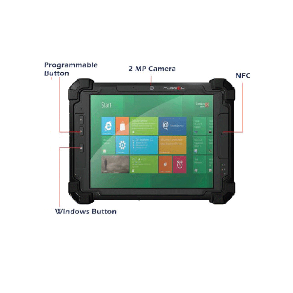 RuggON Blaxtone PM-522 Fully Rugged Tablet E3827 1.75GHz 4GB 64GB SSD | 3mth Wty
