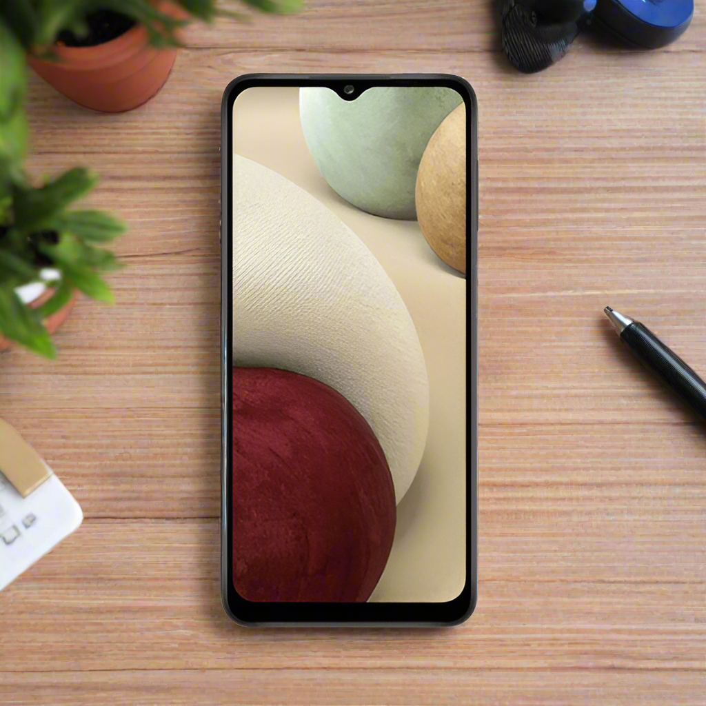 Refurbished - Samsung Galaxy A12 SM-A127F NACHO 128GB Black Unlocked Smartphone | Wty - Reboot IT