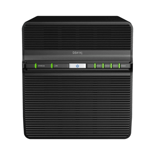 Refurbished - Synology DiskStaion DS414J 4 x 2TB NAS Storage Array | 3mth Wty - Reboot IT
