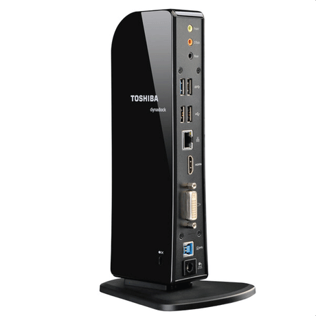 Toshiba Dynadock USB 3.0 Universal Docking Station PA3927A-1PRP + Adapter