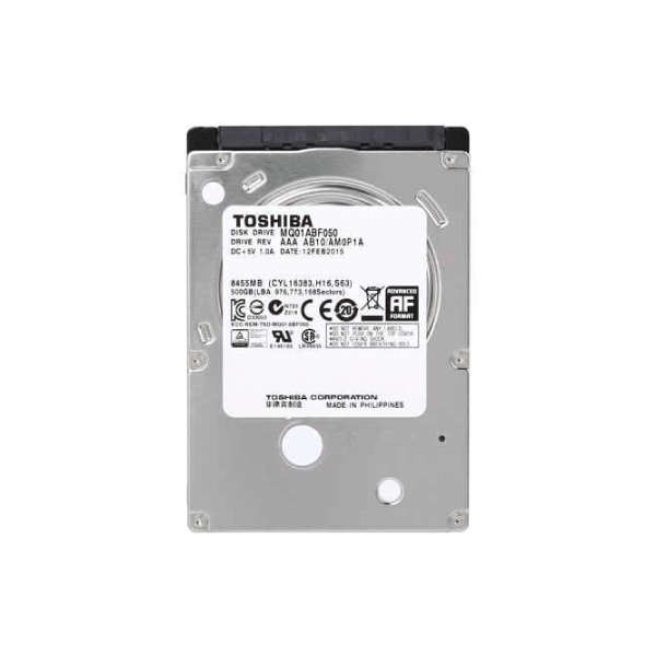 TOSHIBA MQ01ABF050 500GB SATA 6.0Gb/s 5400 RPM 2.5